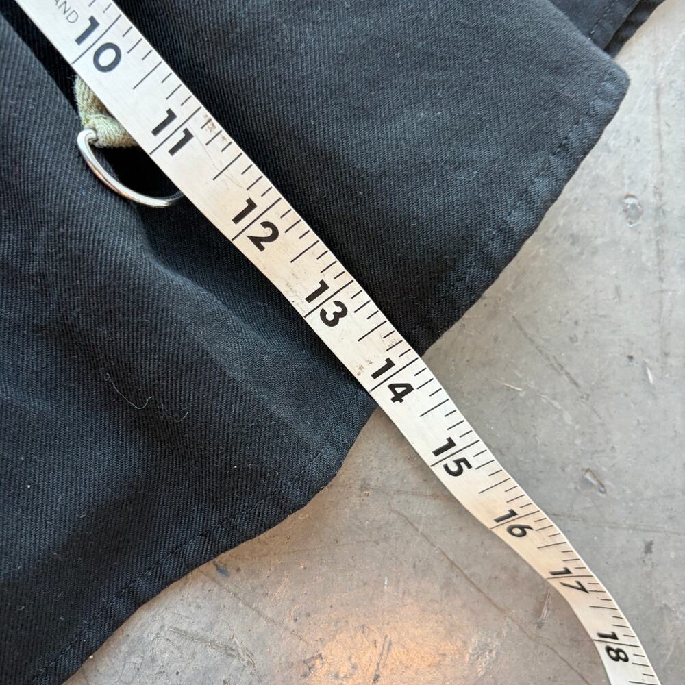 Vintage Y2k Grunge Festival Indie Sleaze Black Buckle Mini Short Skirt Medium - Picture 5 of 5